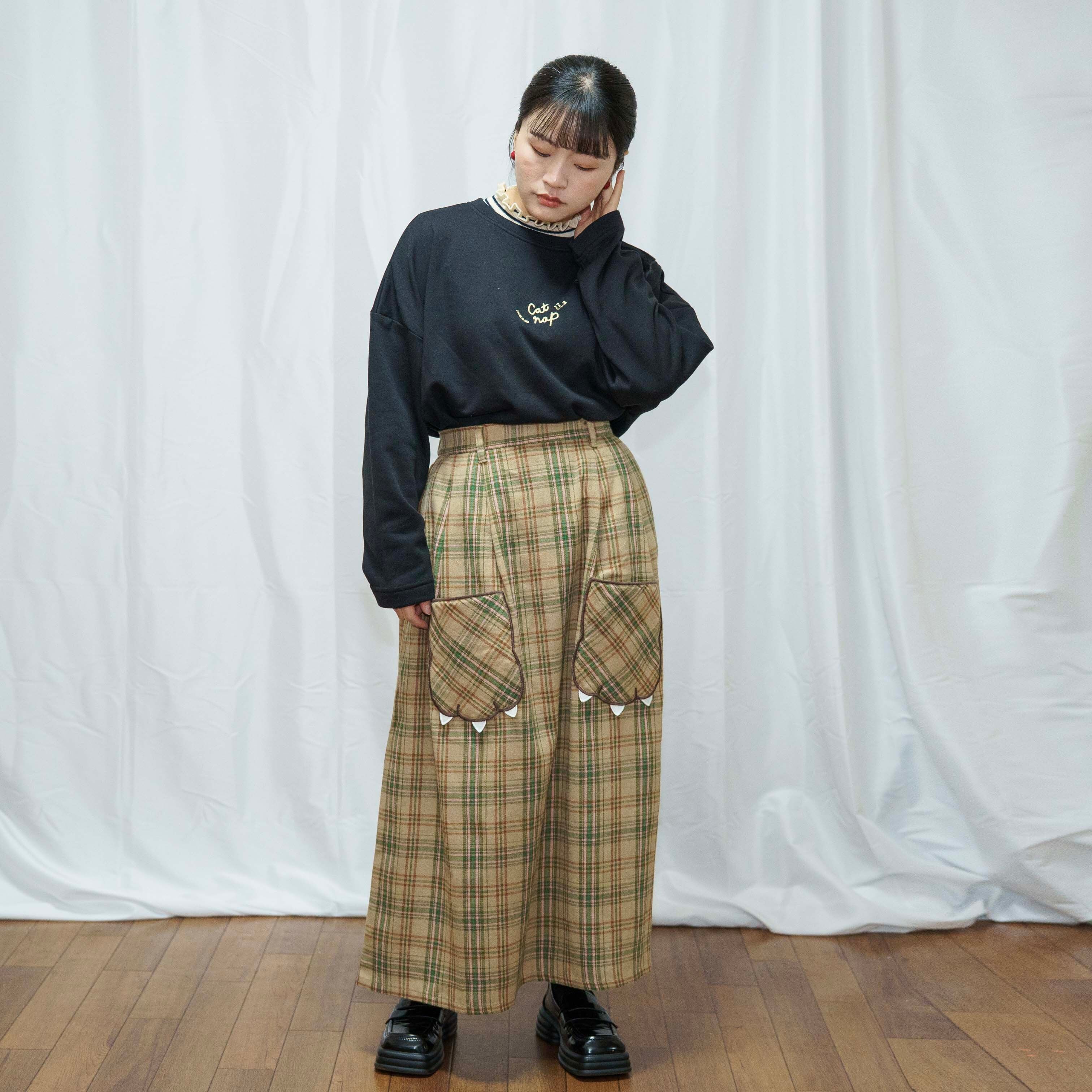 ねこモチーフスカート(商品NO.490073) | libi se mi to by infield