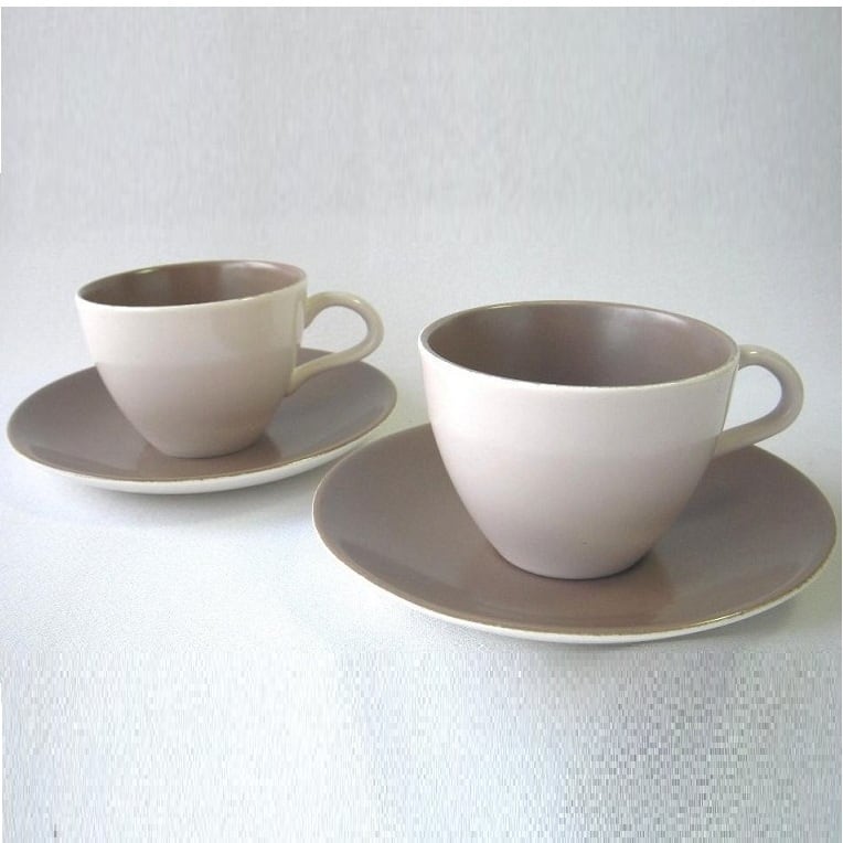 イギリス POOLE プール デミタス カップ&ソーサー ペア