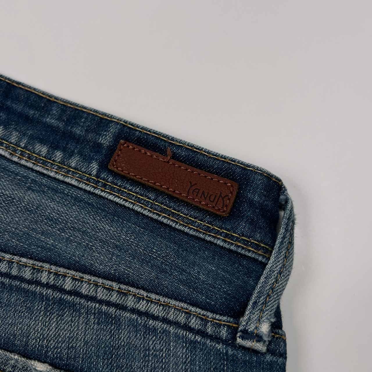 YANUK ヤヌーク Kay ケイ ダメージ加工 デニム パンツ ジーンズ サイズ 26