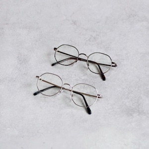 【SELECT】オクタゴンサングラス 33-86 おしゃれ クラシック だてめがね 伊達眼鏡 クリアレンズ レディース メンズ