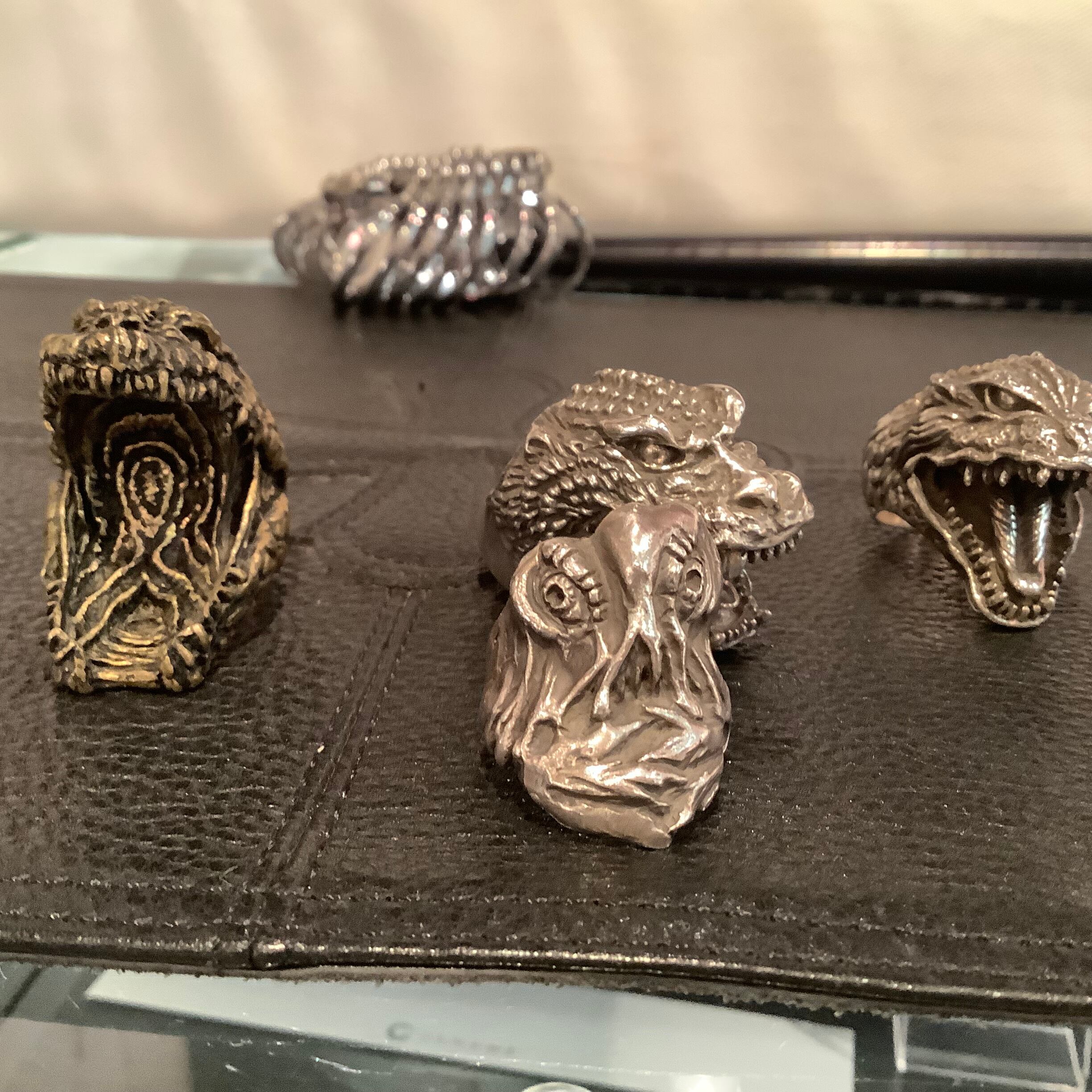 ゴジラ haraKIRI ハラキリ ヘドラ シルバーリング Silver Jewelry