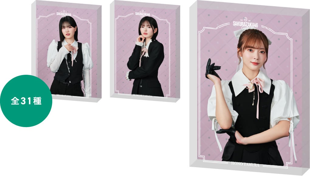 櫻坂46 CAFE 2026 アクリルブロック | spacetimes