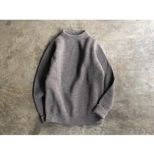 ANDERSEN-ANDERSEN (アンデルセン アンデルセン) 『NATURAL COLOUR WOOL』THE NAVY CREWNECK 5GG