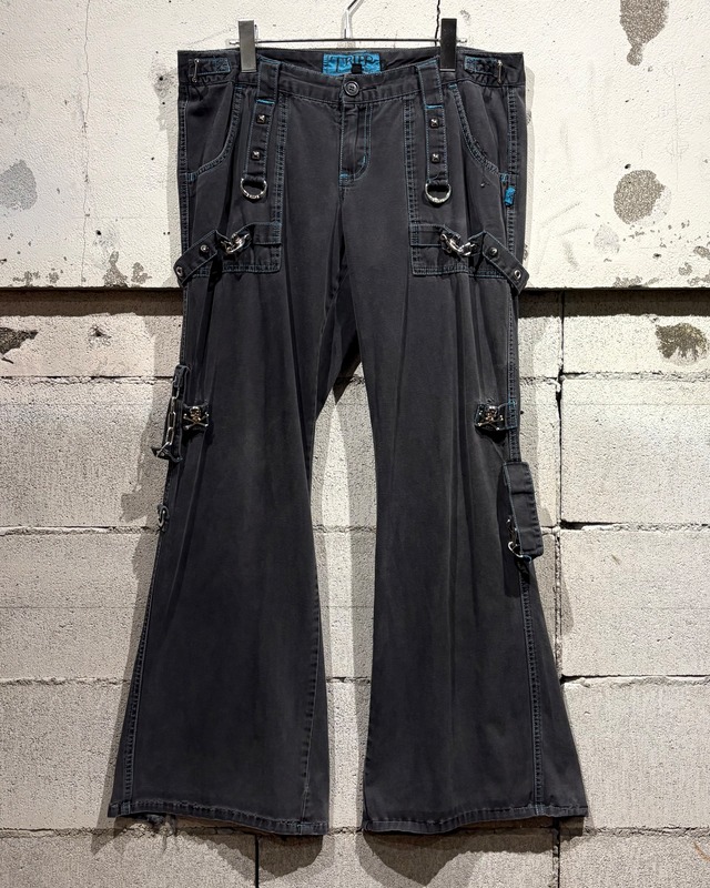 【Caka otto】“TRIPP NYC” Zip Gimmick Vintage Flared Pants
