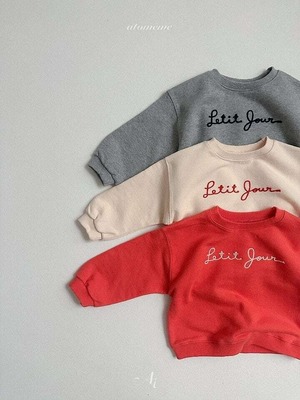 【予約】atomeme  Petit jour sweatshirt