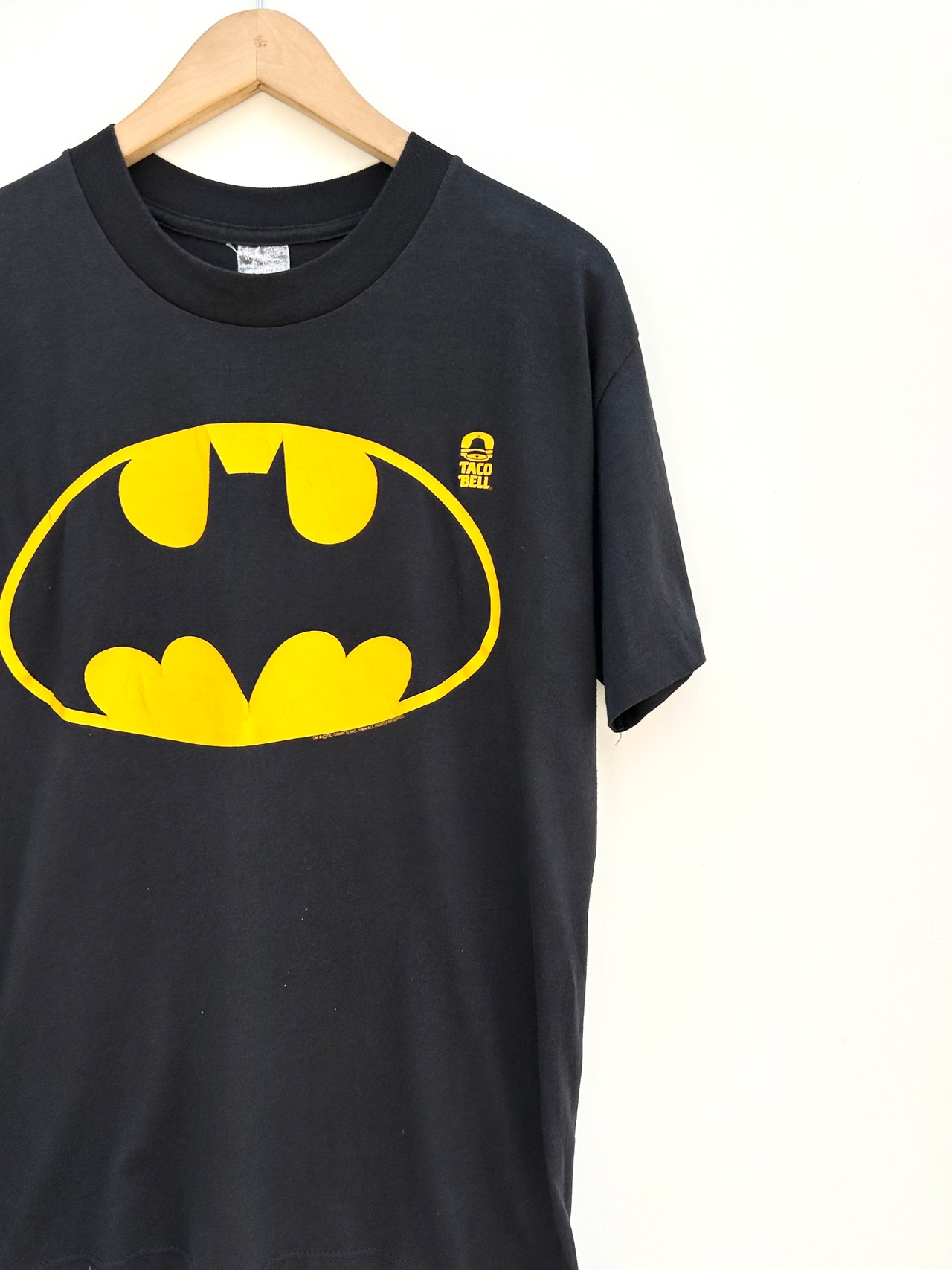 80s BATMAN "TACO BELL TIE UP" Tee MADE IN USA Size M