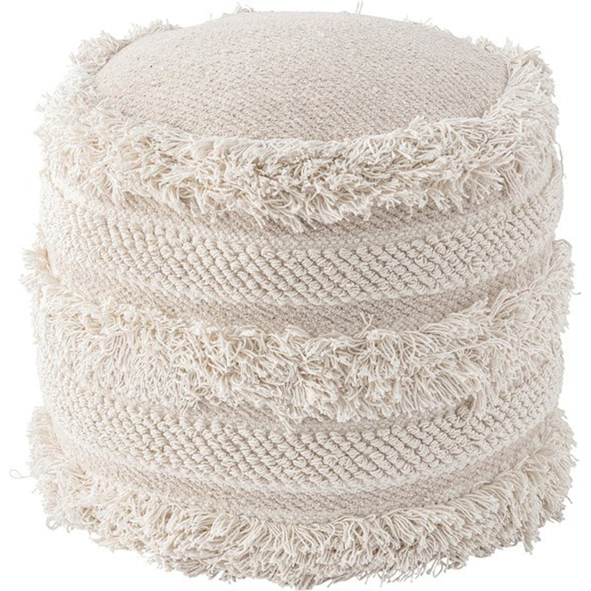 ラウンドスツール cotton round stool クッション スツール 丸型 直径45cm シャギー 椅子 おしゃれ かわいい ガーリー ビーズクッション 綿 コットン 座椅子 フロアクッション インテリア