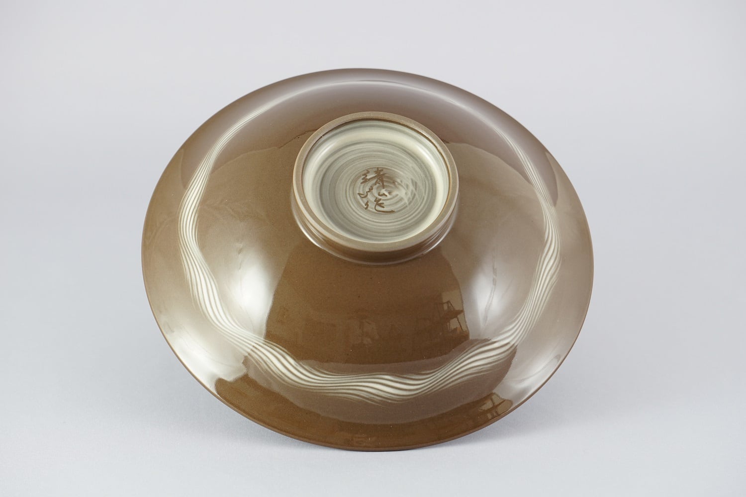 【貴重】hideya houseアートな陶器 2枚セット 刷毛目模様が素敵！ 貴重】hideya houseアートな陶器 2枚セット 刷毛目模様が素敵
