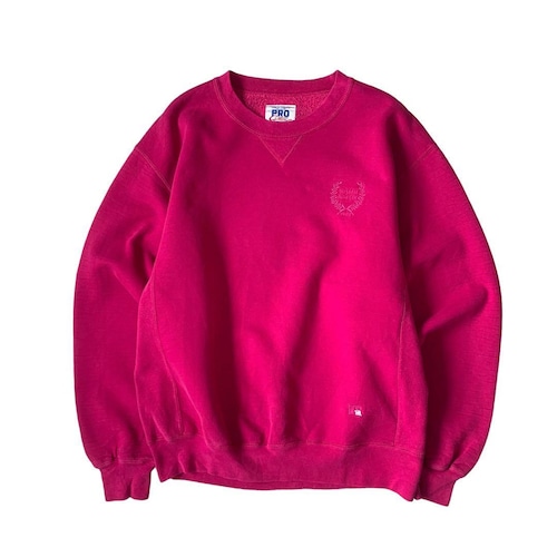 “90s RUSSELL ATHLETIC PRO COTTON” sweat shirt pink