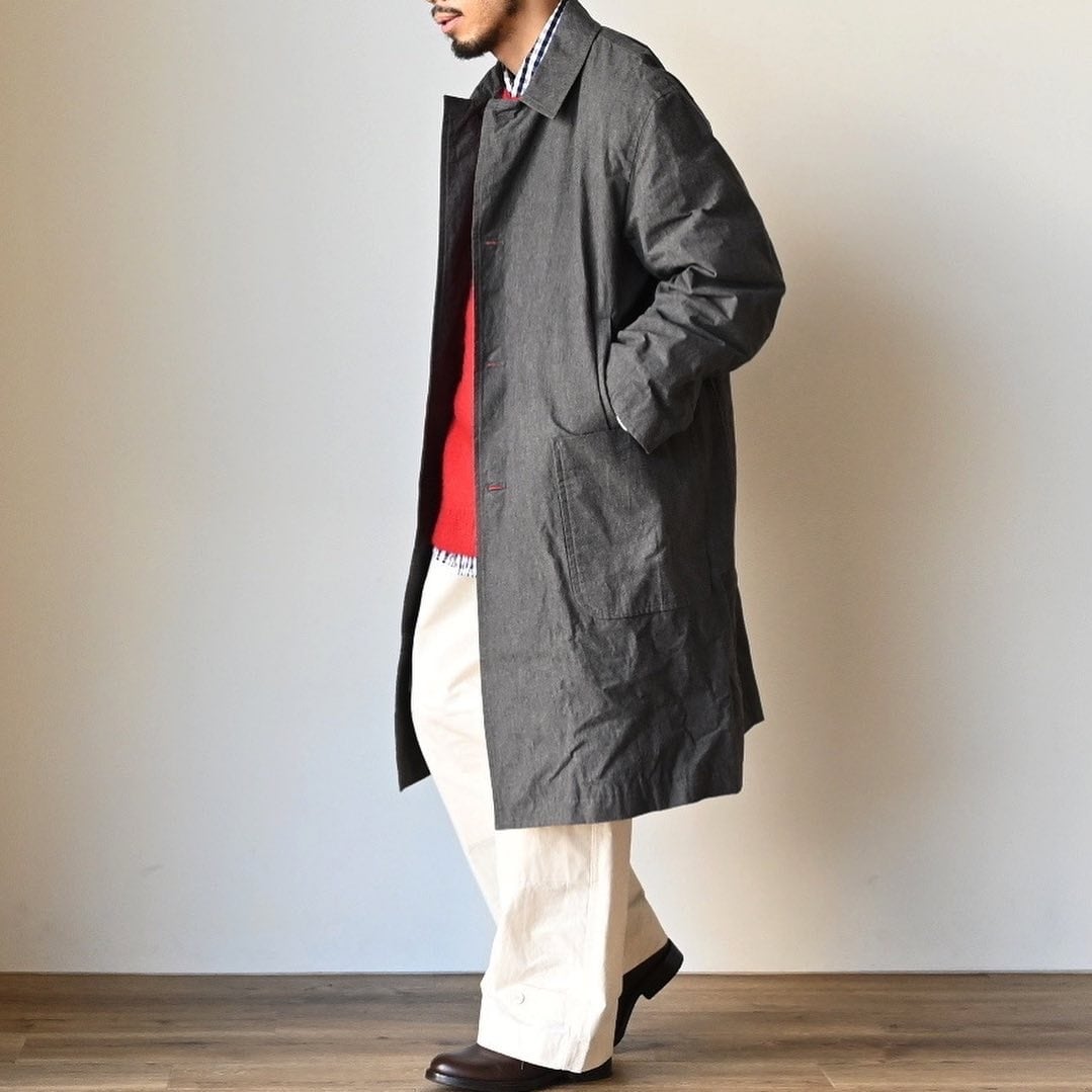 A VONTADE】SINGLE LAXMAN COAT ア ボンタージ “ホースクロス