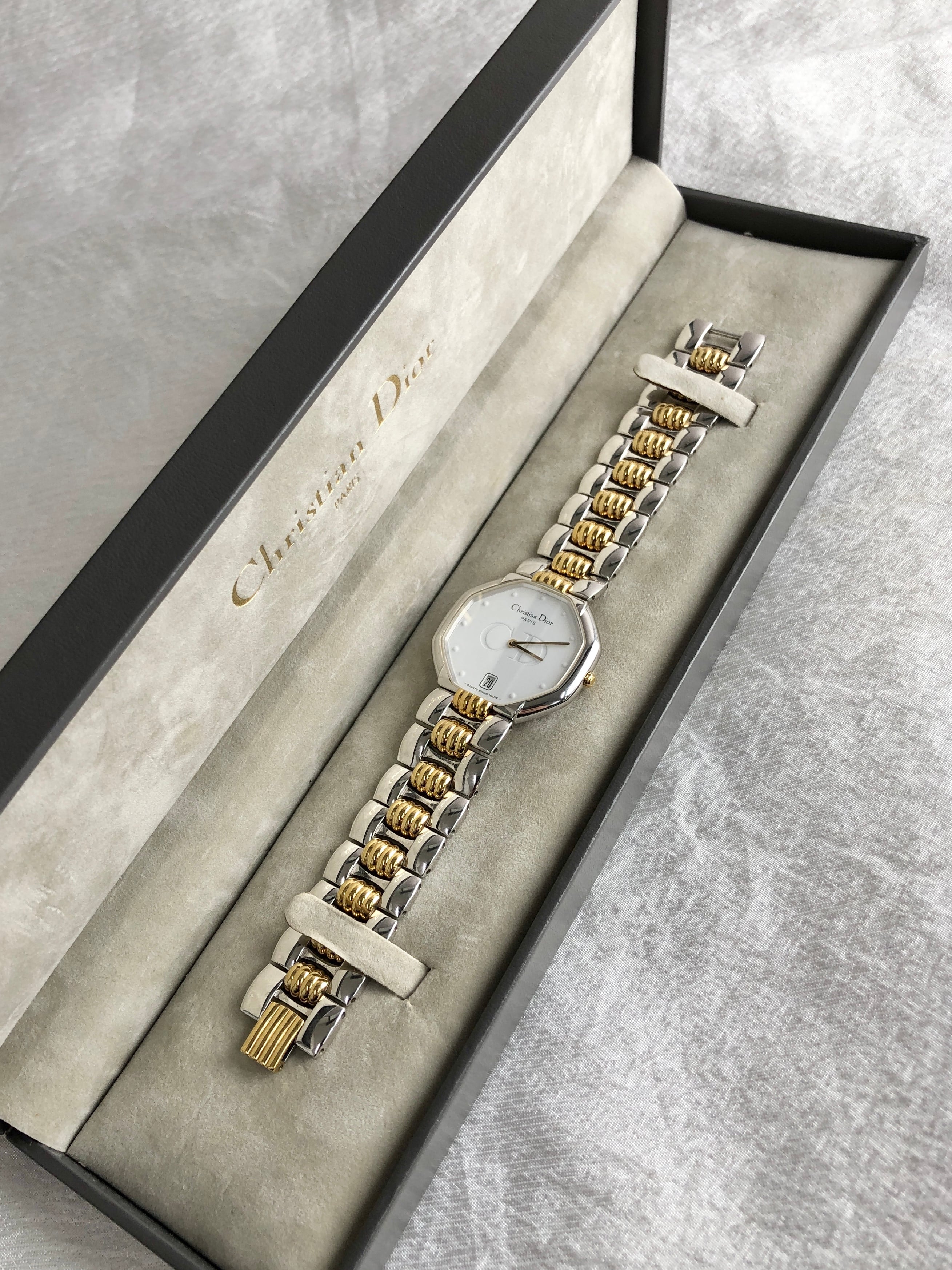 Christian Dior クリスチャン ディオール 腕時計 シルバー オクタゴン