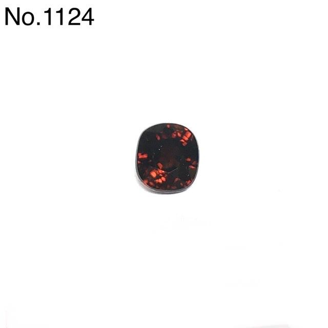 非加熱クリムゾンディープレッドジルコン 4.80ct No.1124ラタナキリ産 大粒天然石レアルース