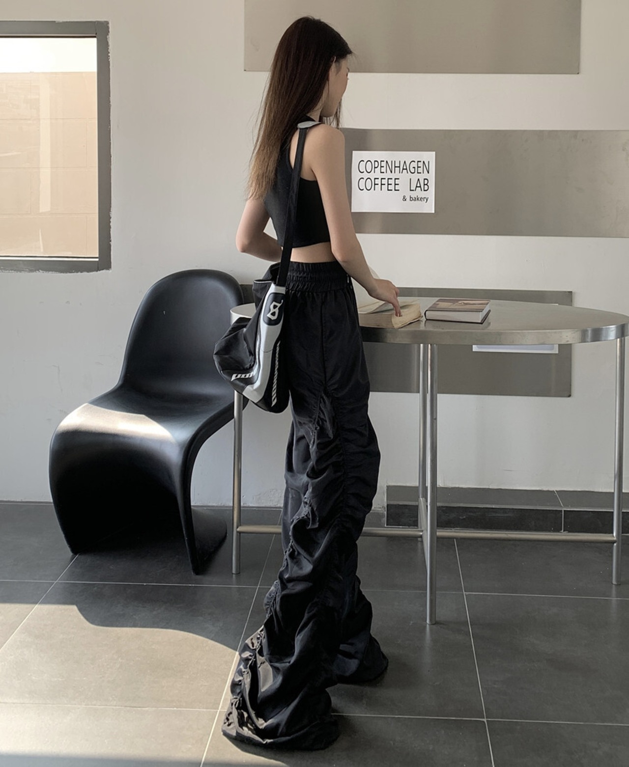 モードシャーリング・バギーパンツ　NZ00004