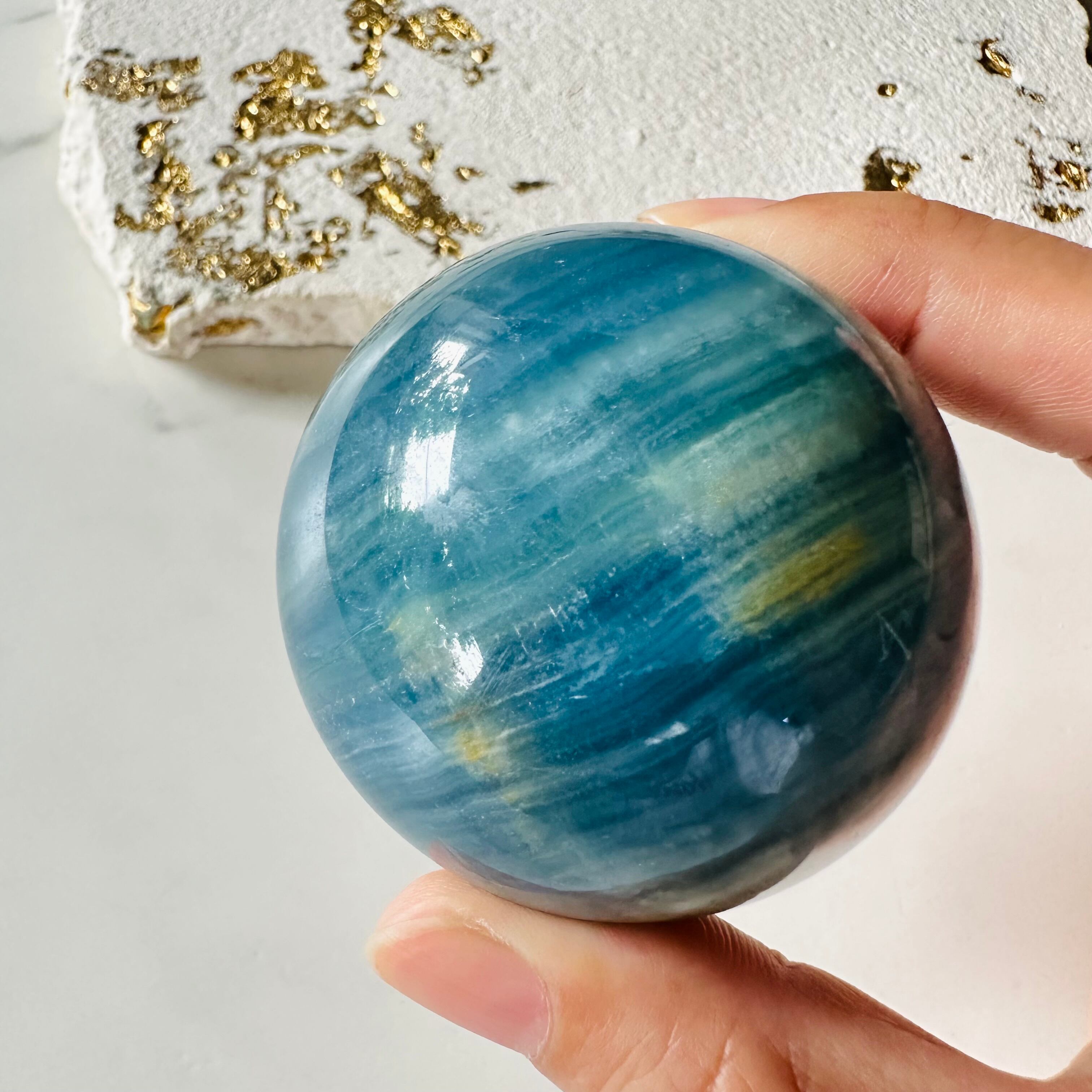 ブルーオニキススフィア Φ52mm | Mt.Sophia 天然石屋さん／マウント