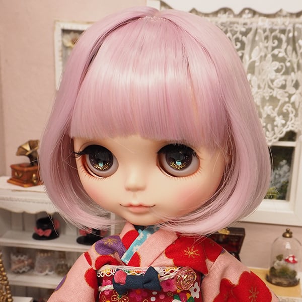 ブライス ウィッグ キューティ分け目ボブ ロリポップピンク 10インチ