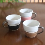 小石原焼 蔵人窯 色マグカップ 飛び鉋 Koishiwara-yaki Colored mug #062