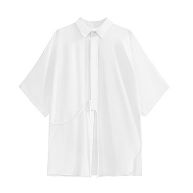 Oversized poplin shirt C0170