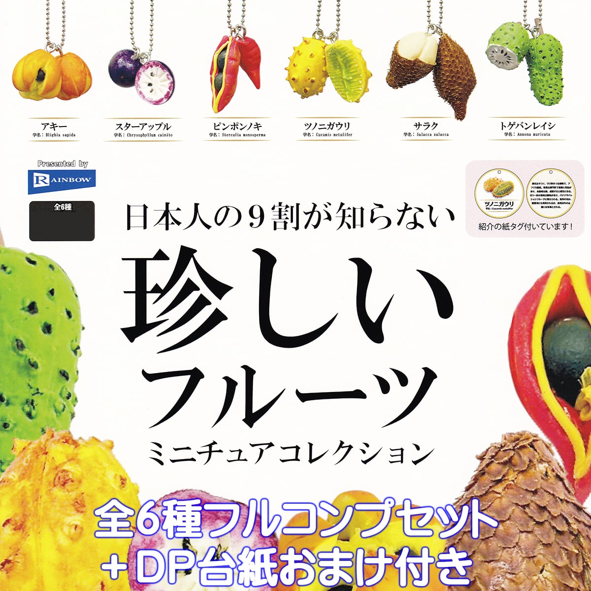 日本人の9割が知らない珍しいフルーツミニチュアコレクション