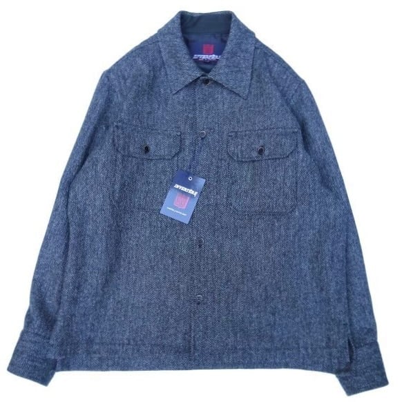 INVERTERE (インバーティア) CPO-SHIRT JKT C.グレー ヘリンボーン