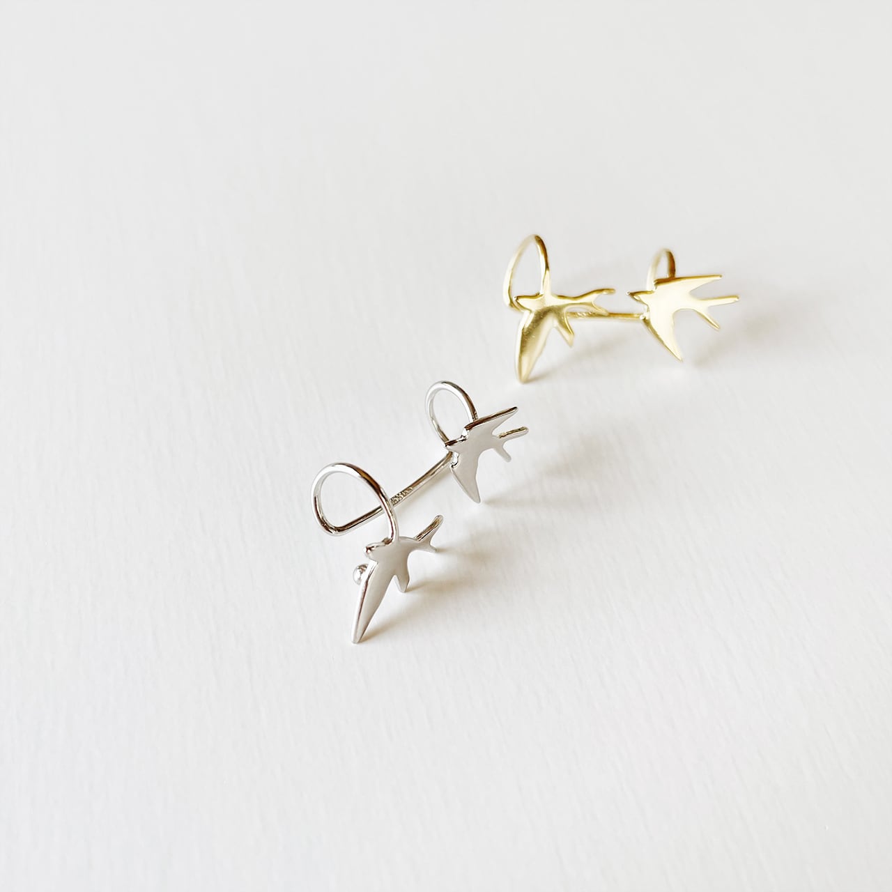 Swallow ear cuff