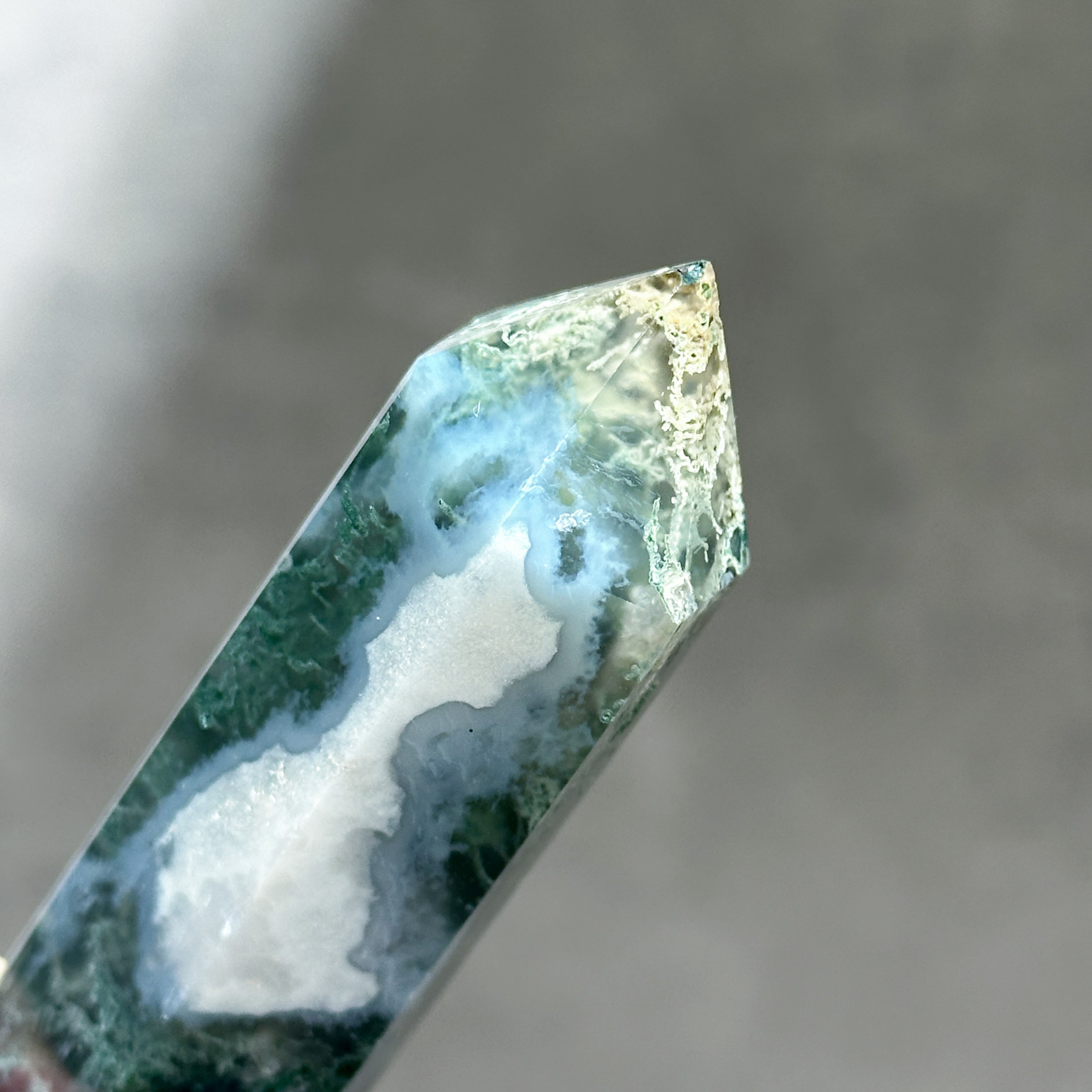 モスアゲート タワー84◇ Moss Agate ◇天然石・鉱物・パワーストーン