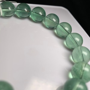 24.爽やかミントグリーンフローライト　ブレスレット
