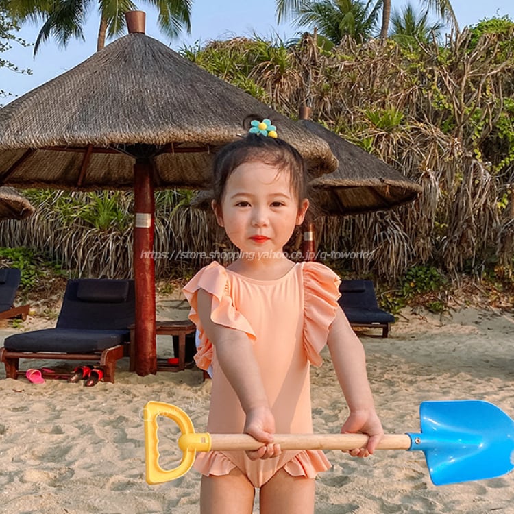80 130 水着 キッズ 女の子 バックリボン フリル 水着 韓国版 韓国子供水着 子供服 女の子 キッズ 子供水着 Q Toworld キュートワールド 子供服 メール便は何点でも送料の合計は280円