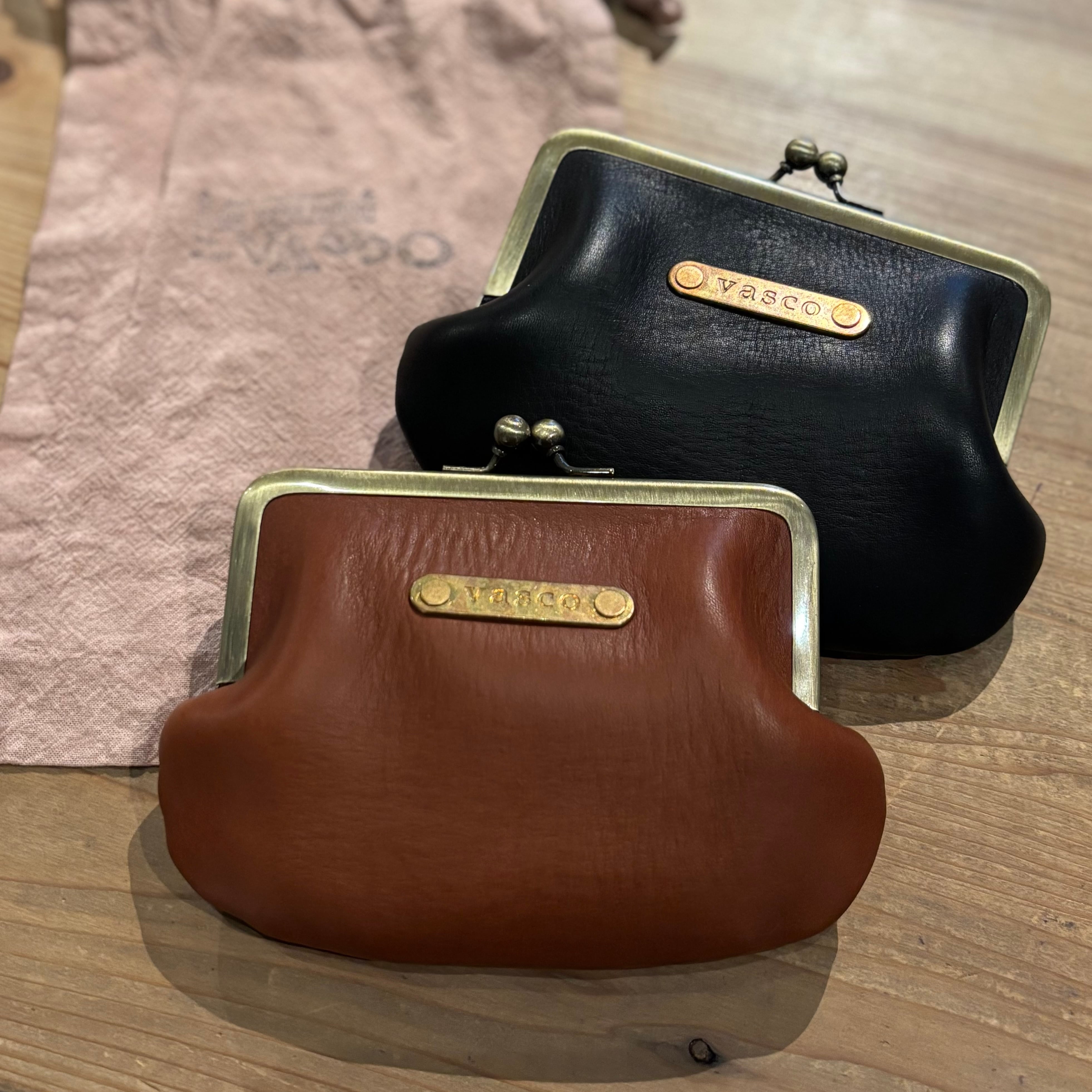 VASCO ヴァスコ レザーがま口  ケース トチカン カスタム品 VASCO / LEATHER VOYAGE COIN PURSE（ヴァスコ レザー がま口 財布