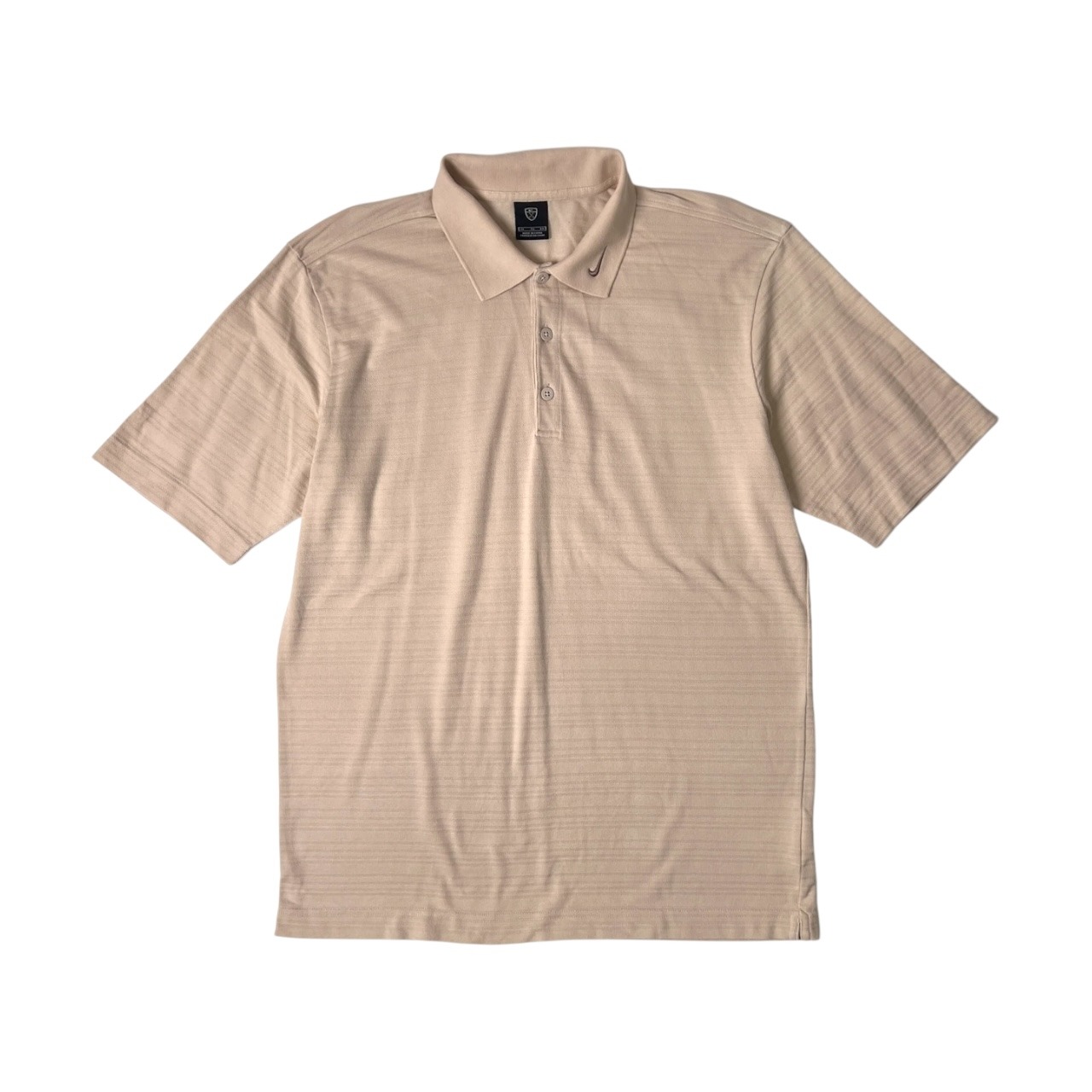 NIKE ナイキ シャドーボーダー 半袖ポロシャツ XL/ベージュ/ゴルフ