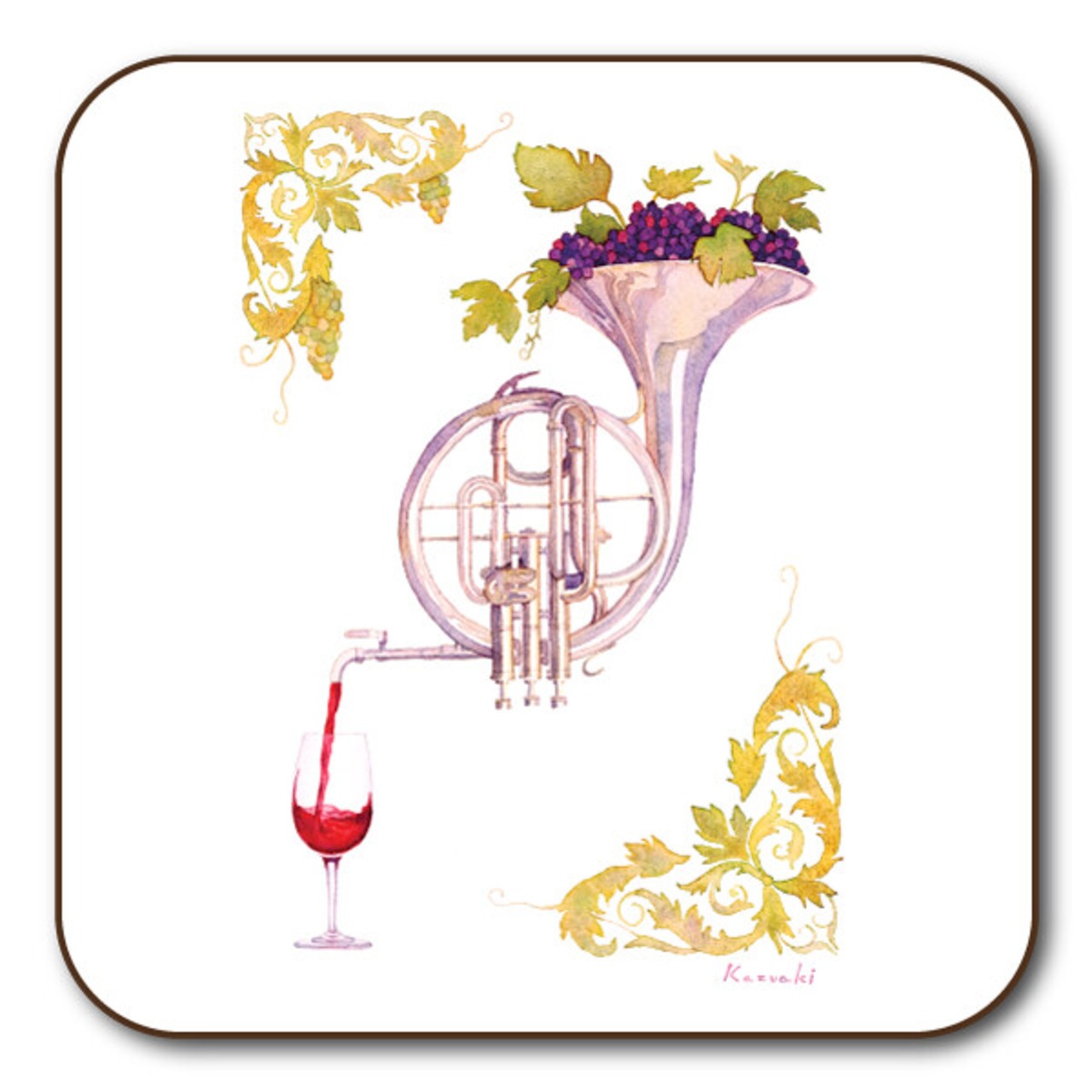 コースター 山田和明 「ワインのための協奏曲」 ホルン