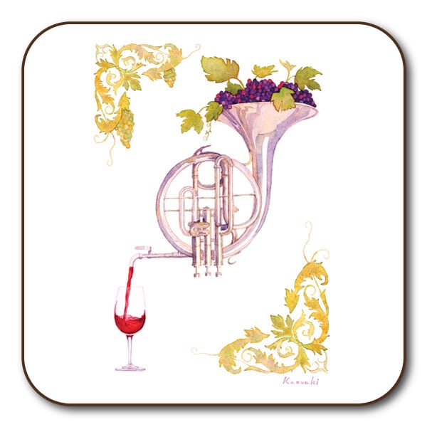 コースター 山田和明 「ワインのための協奏曲」 ホルン