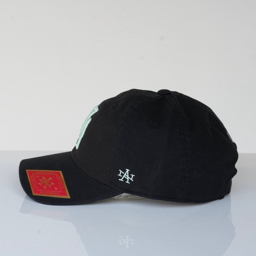 激レア 90s AMERICAN NEEDLE ドジャース キャップ LA VTG LA Dodgers Hat Cap Mens Blue Gray Snapback Blockhead American