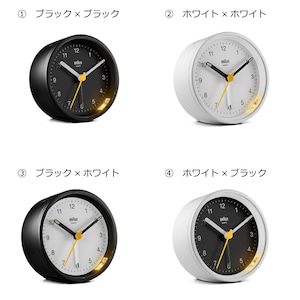 BRAUN ブラウン CLASSIC ALARM CLOCK クラシック アラーム クロック BC12 置き時計★4カラーパターン 送料無料