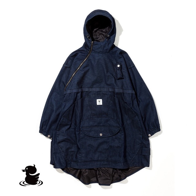 【grn】HIASOBI CAMPER PONCHO　INDIGO（インディゴ）