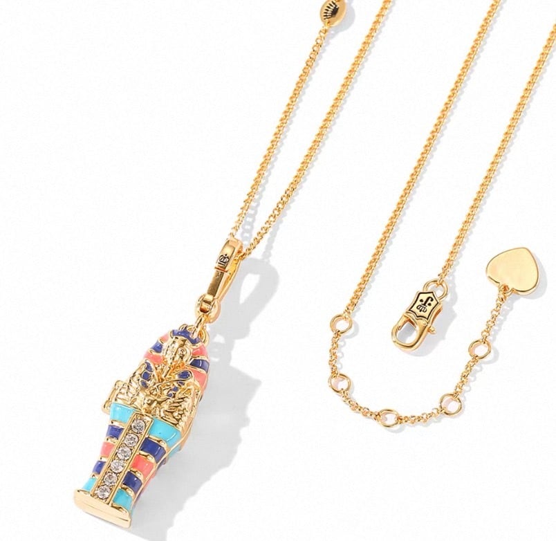 Egyptian mummy design amulet necklace エジプト ミイラデザイン お守りネックレス