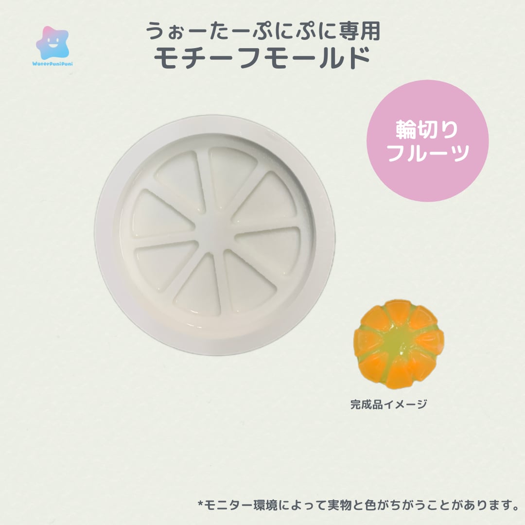 【100円セール】46 専用モールド 輪切りフルーツ オレンジ