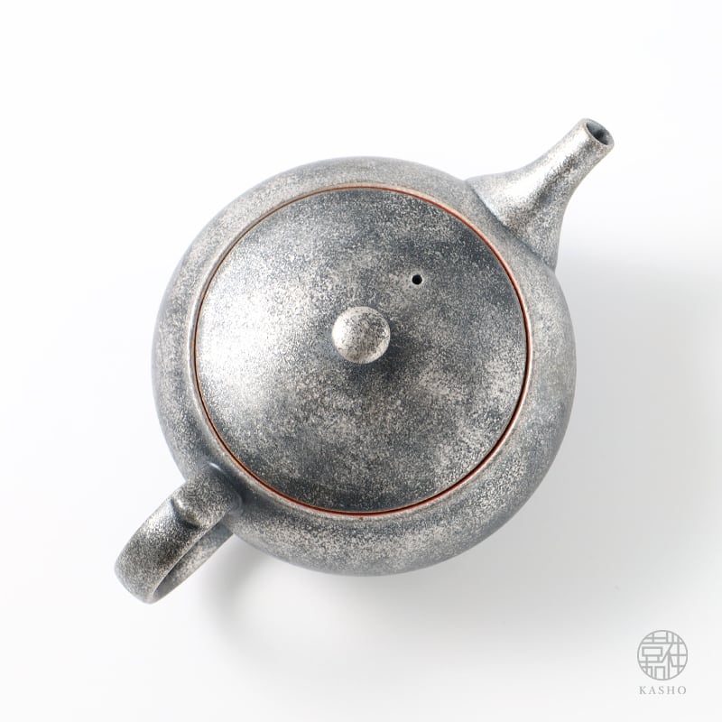 純銀　皿 銀錆銀河-プラチナ-｜台皿（大）｜φ約14cm | 三川内焼｜平戸嘉祥