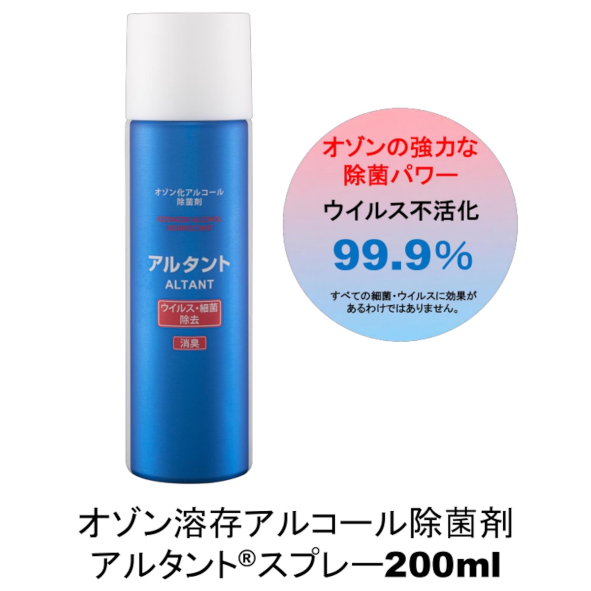 オゾン溶存アルコール除菌剤 アルタント® スプレー200ml | E・テック
