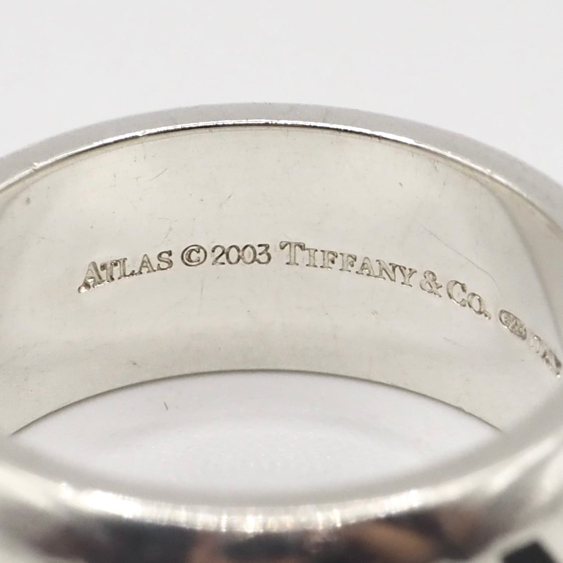 Tiffany&Co. 約12号 アトラス リング シルバー925 ティファニー