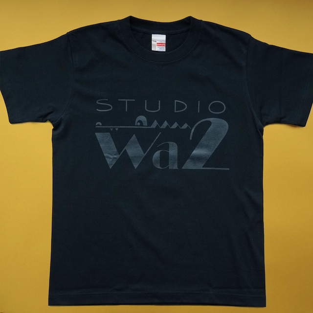 logo T-shirt black ロゴＴ　黒　【studio wani】