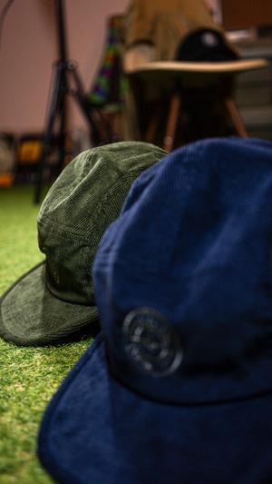 SMOKE ISLAND Corduroy Jet Cap [NAVY]