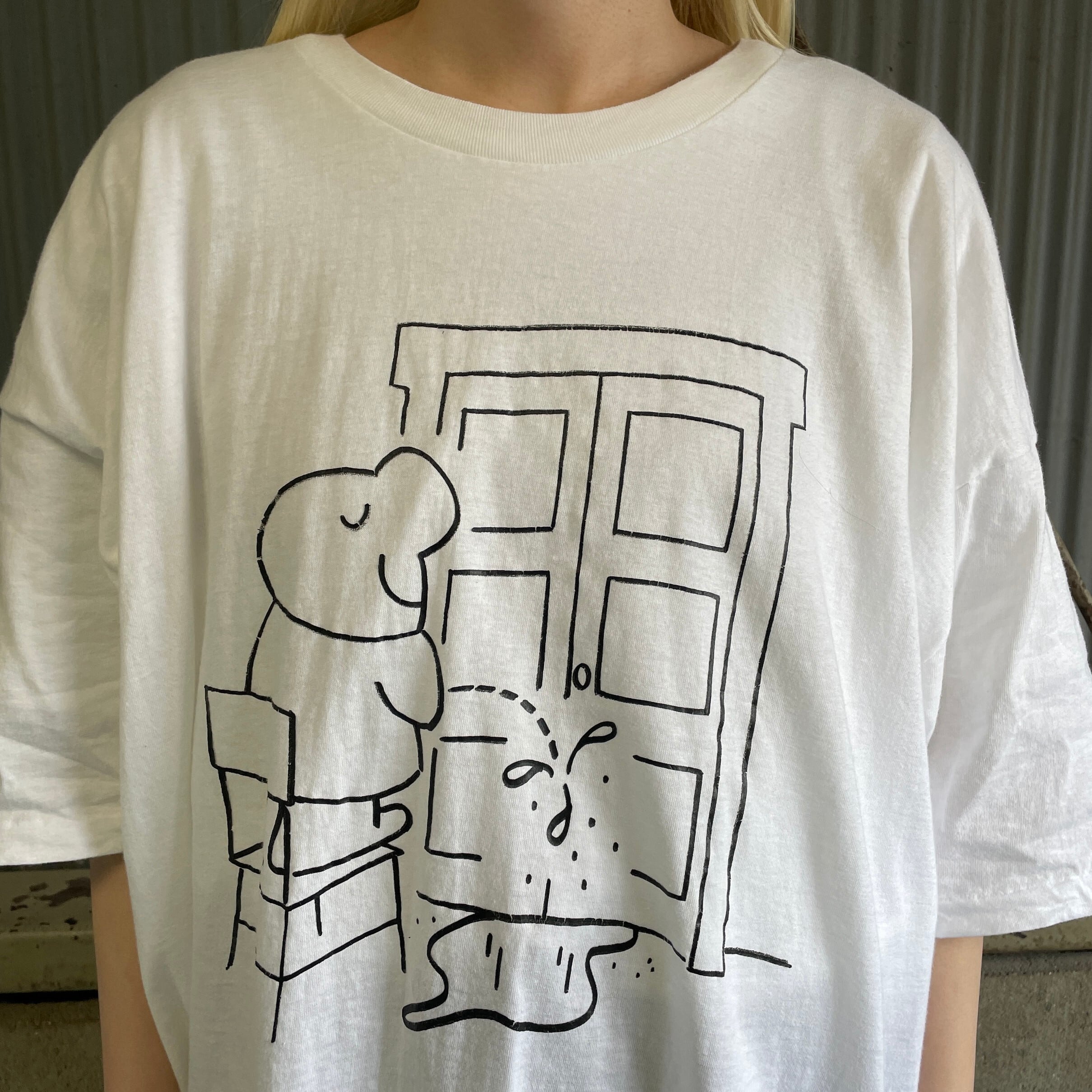 90s USA製 シングルステッチ 写真家  アートTシャツ ヴィンテージ