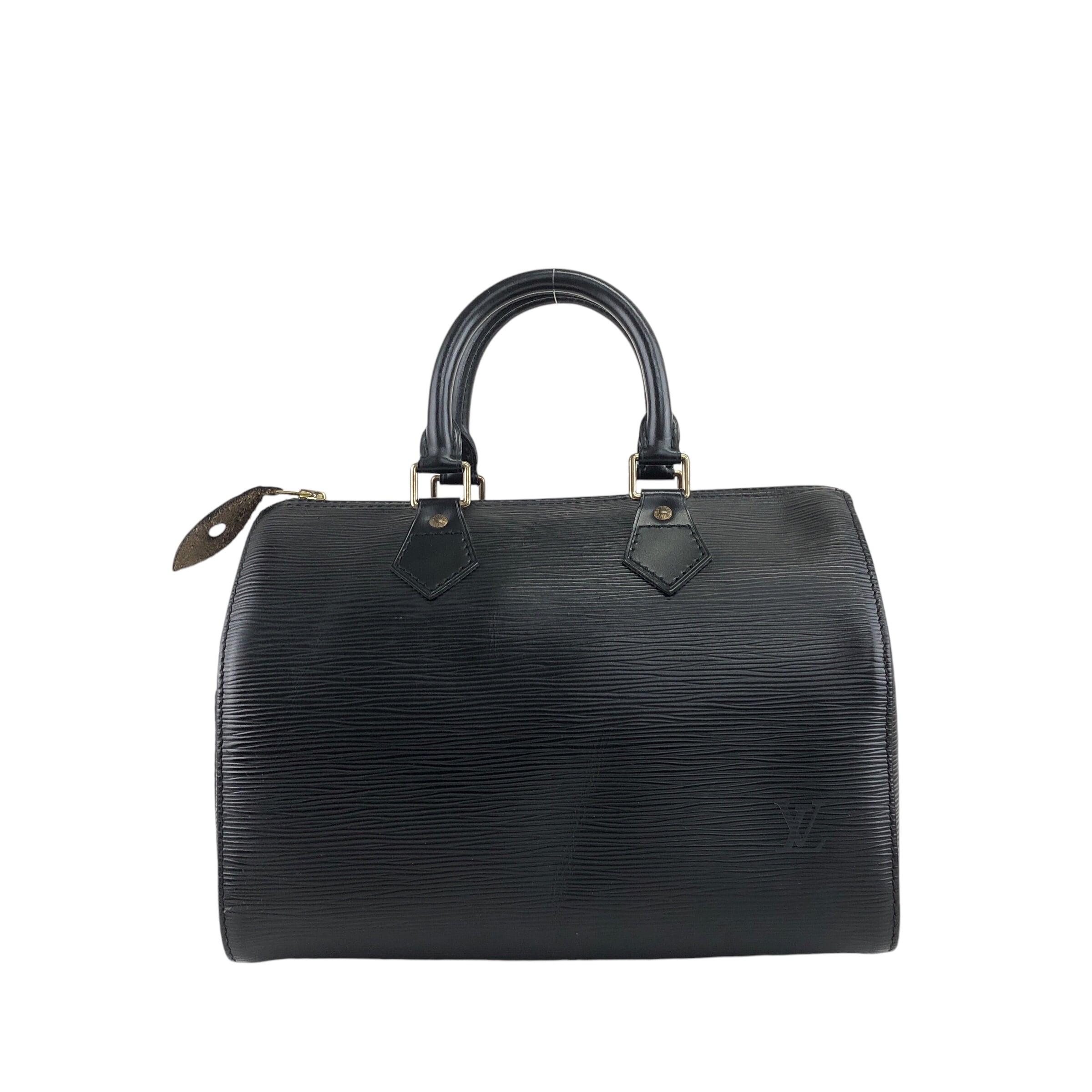 LOUIS VUITTON ルイヴィトン エピ ハンドバッグ ブラック レザー