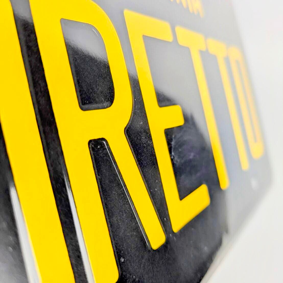 ♧ 再入荷!【 The Fast & Furious ( ワイルドスピード ) 】 Dominic Toretto ( ドミニク・トレット ) / 『TORETTO』/ ナンバープレート / ライセンスプレート 〚アメリカン雑貨 アメトイ〛