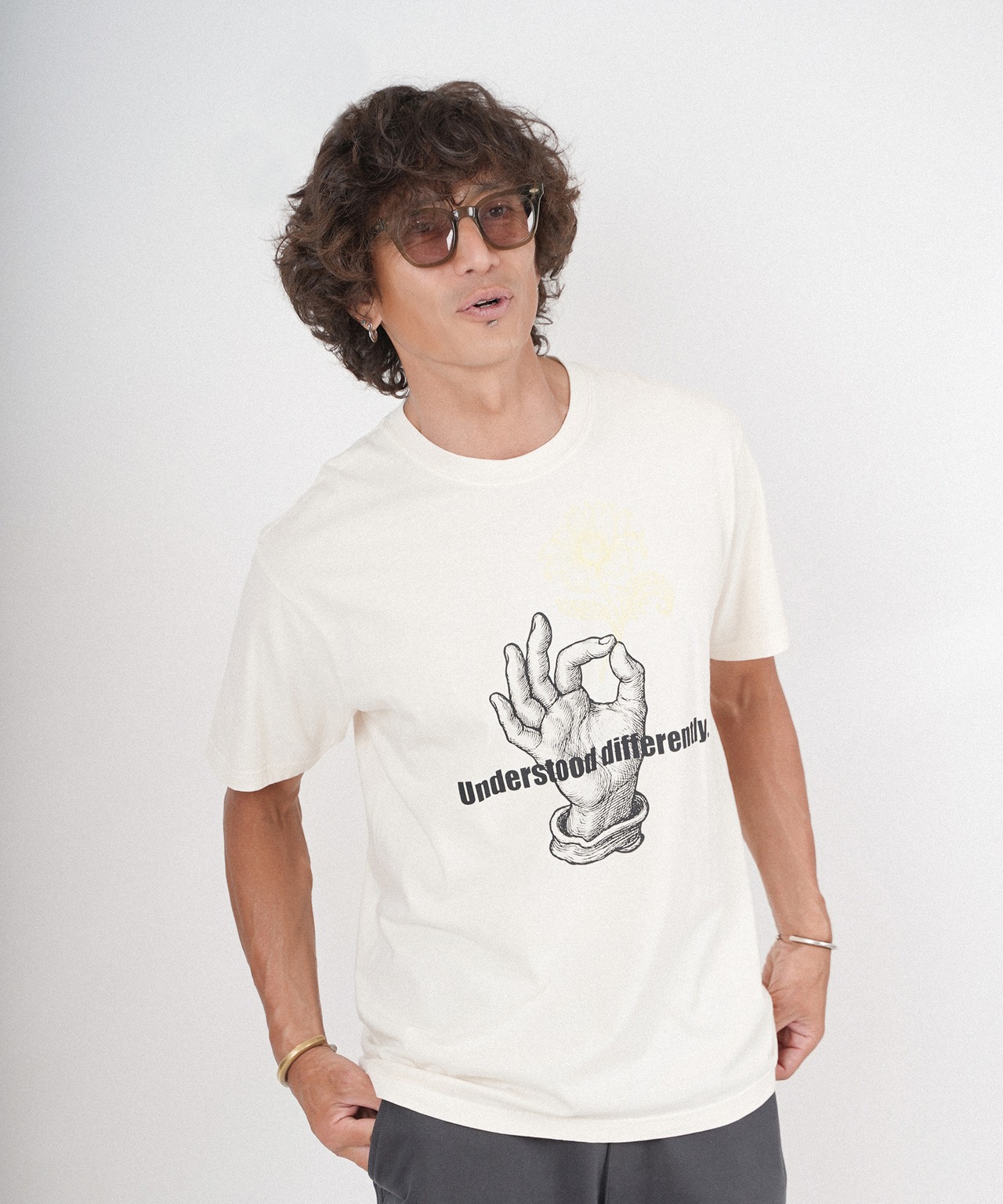 UNDERSTOOD DIFFERENTLY PRINT T-SHIRTS［HSC007］