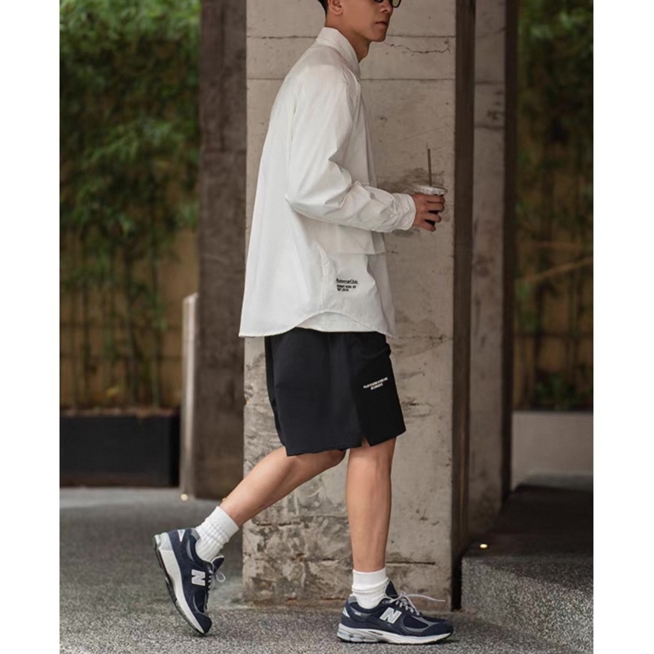 Minimal logo athletic shorts 1362 - 8