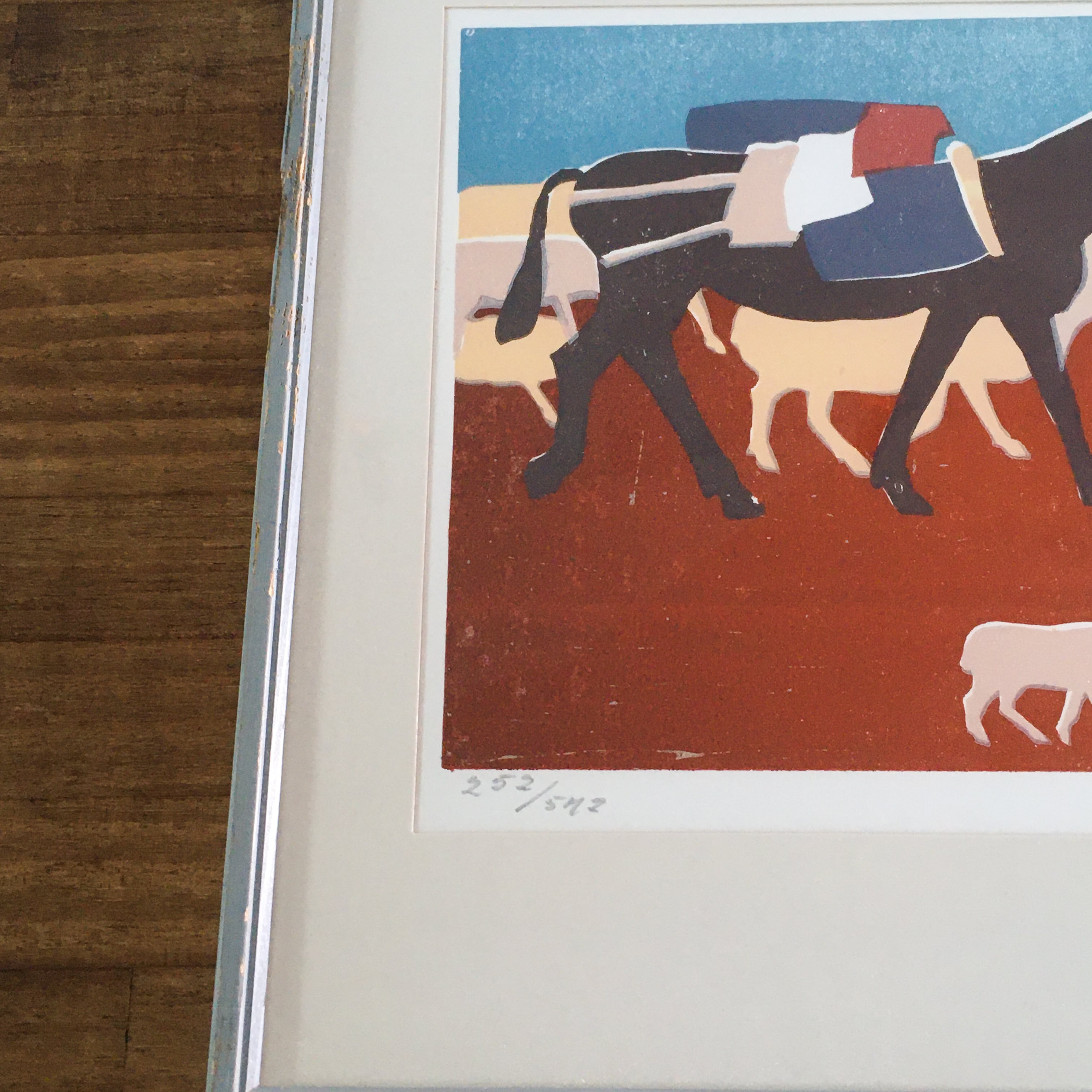 エリックホグラン Erik Hoglund リトグラフ 絵画 北欧 牛 レア