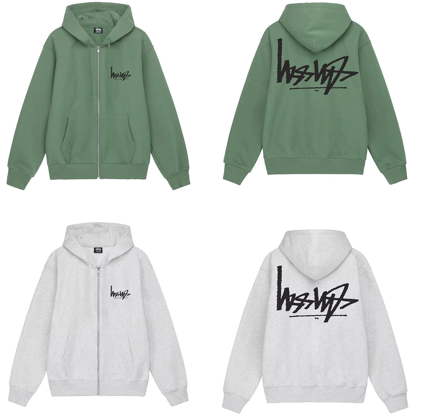 STUSSY FLIPPED ジップパーカー | street＊style