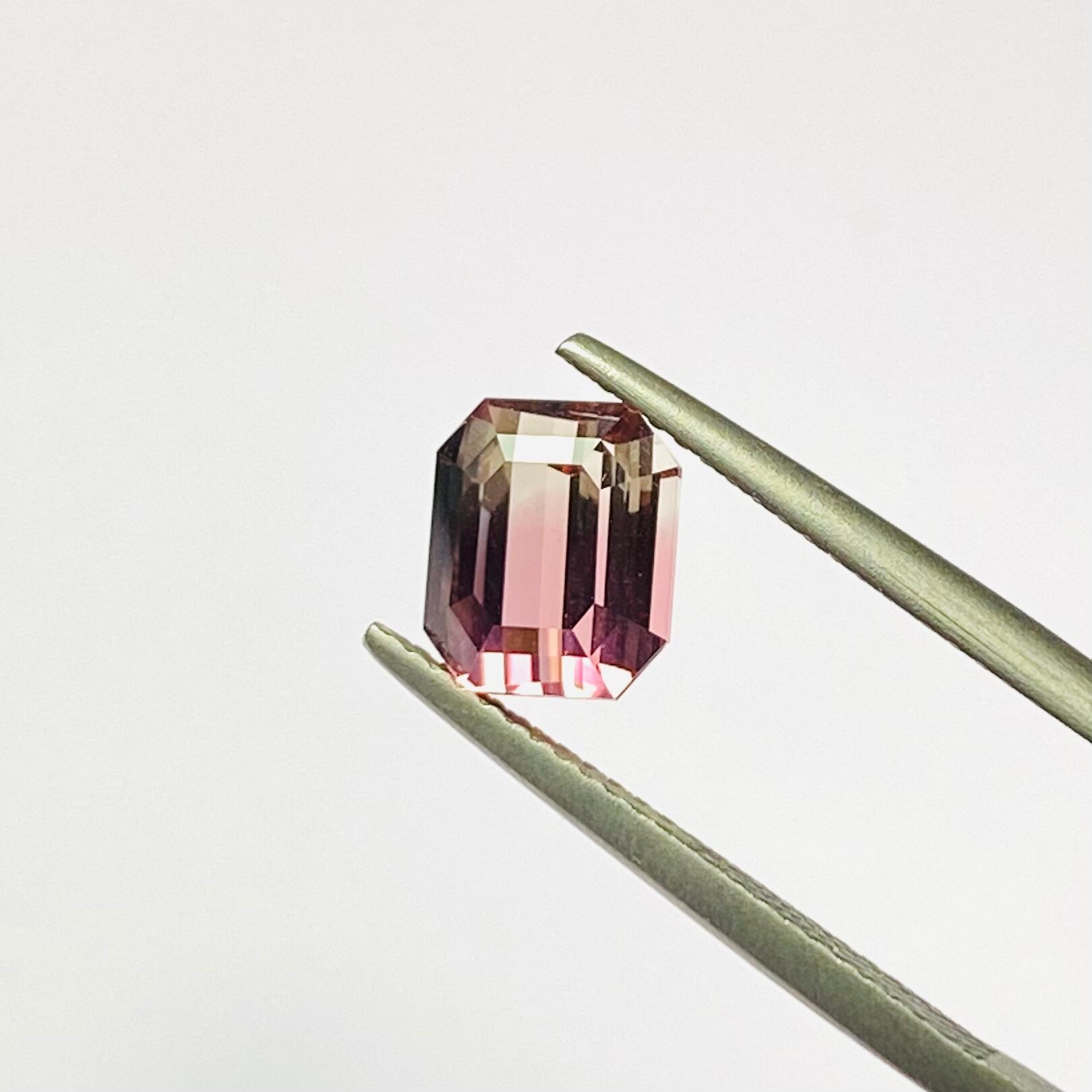 桜×コットンキャンディピンクなバイカラートルマリン