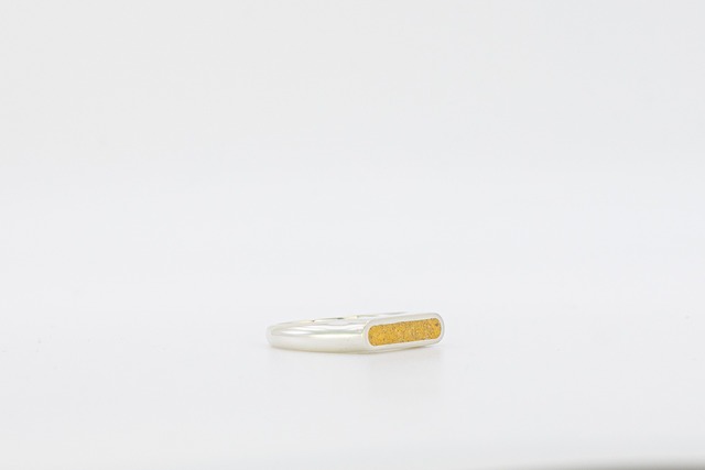 Signet ring -sand yellow-（受注商品）